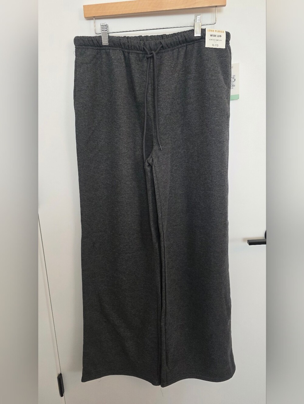 Dark Gray Drawstring Lounge Pants